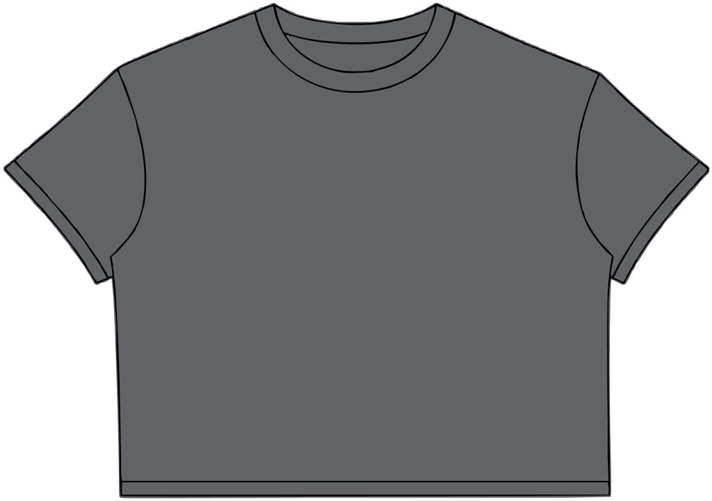 Women’s Crop Tee – Minimalist “God Is Good” Graphic