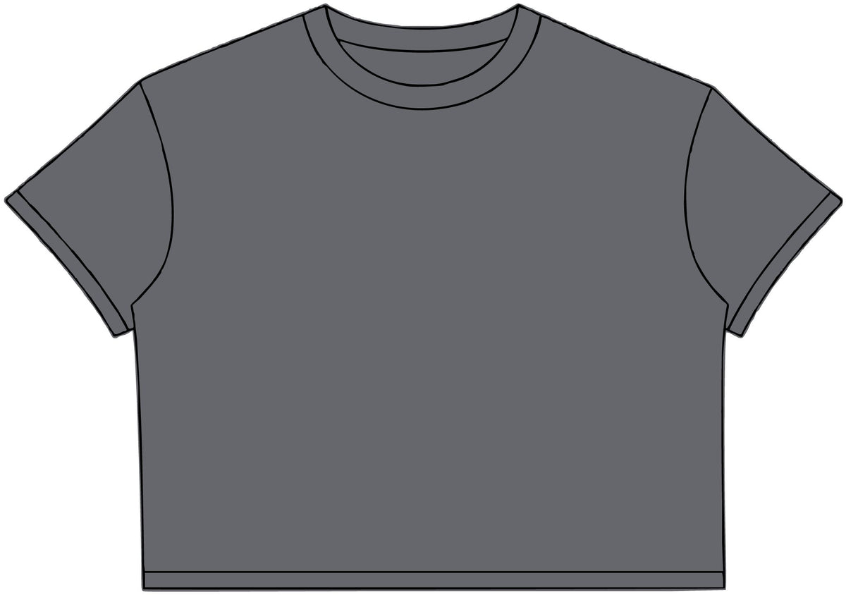 Women’s Crop Tee – Minimalist “God Is Good” Graphic