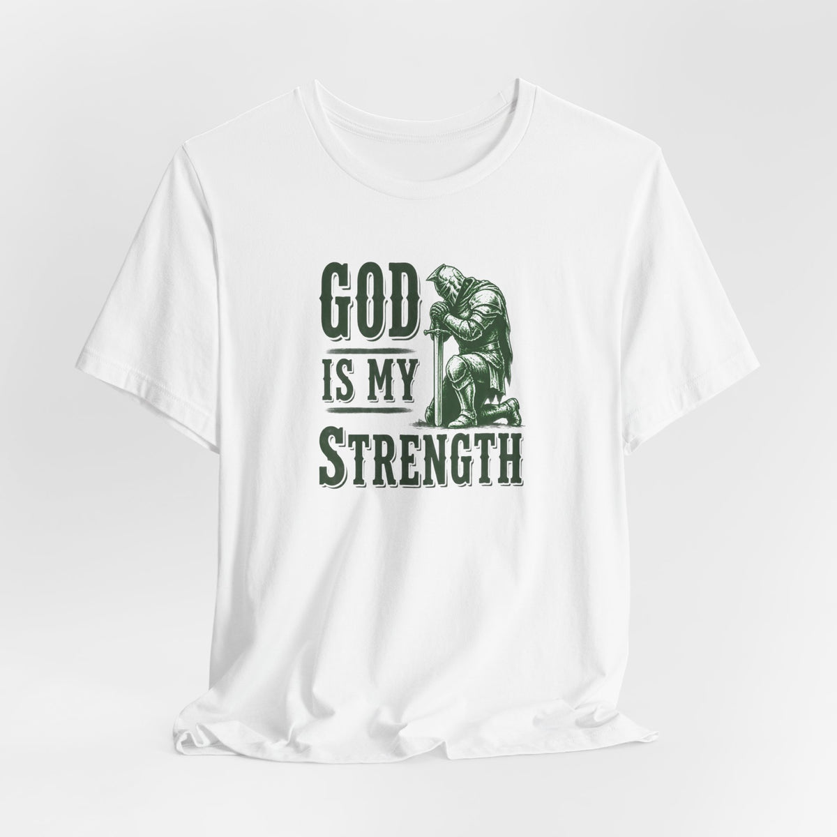 Praying Knight - Christian Faith T-Shirt