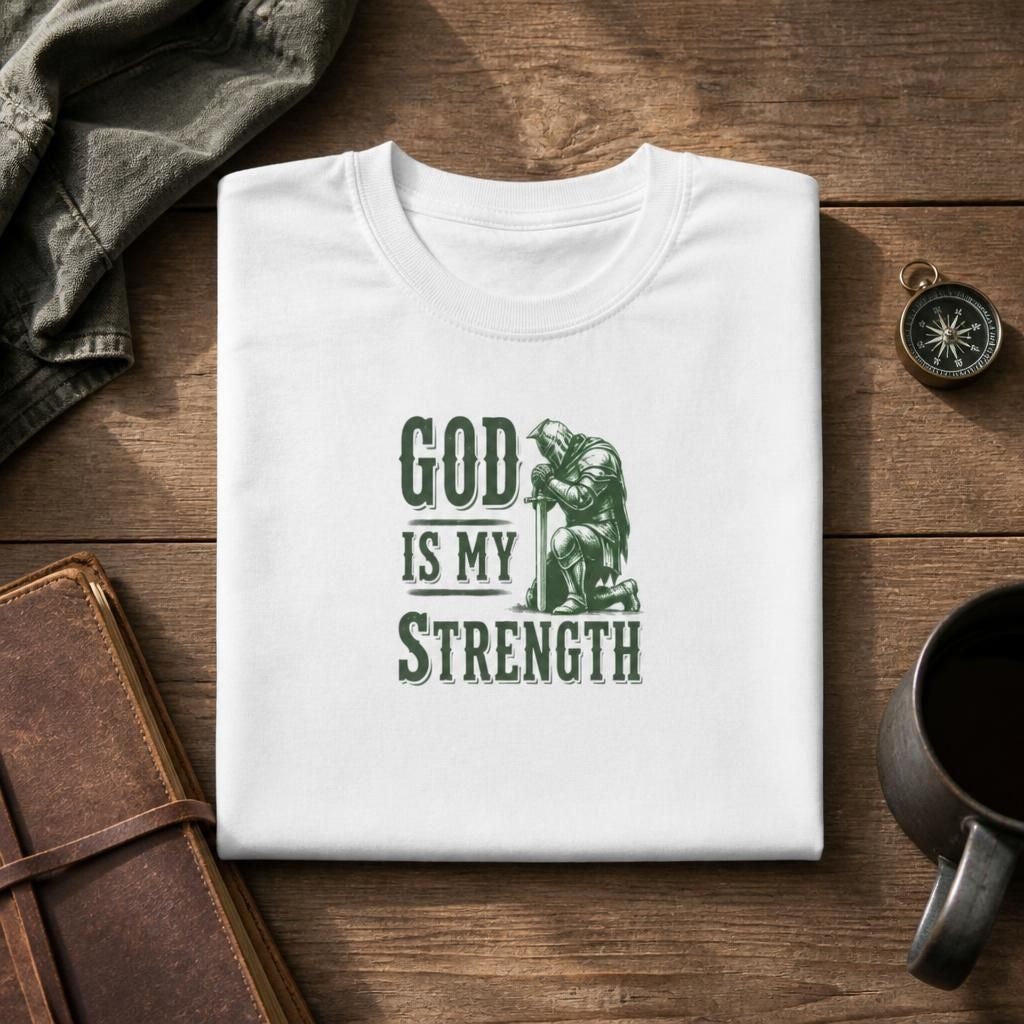 Praying Knight - Christian Faith T-Shirt